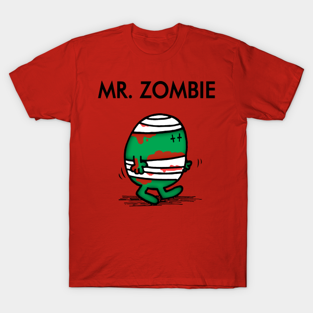 Mr Zombie Mr Men TShirt TeePublic